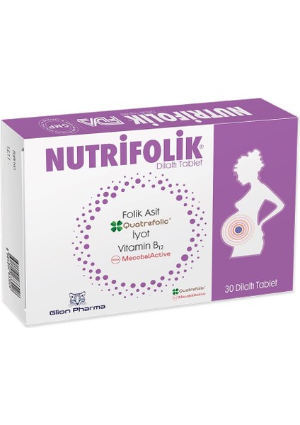 Nutrifolik Dil Altı 30 Tablet