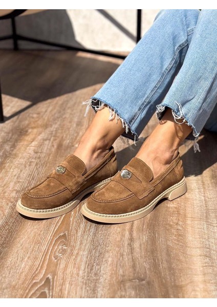 Lydia Deri Taba Kadın Loafer fırsatları
