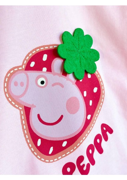 Peppapig Çilek Detaylı Kız Çocuk Alt Üst Takım fiyatları
