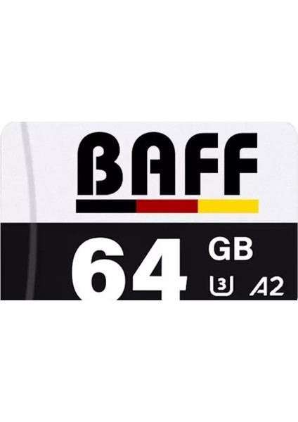 Baff 64GB Hafıza Kartı Video Kayıt Destekli Uhs-I U3 A2 fiyatları