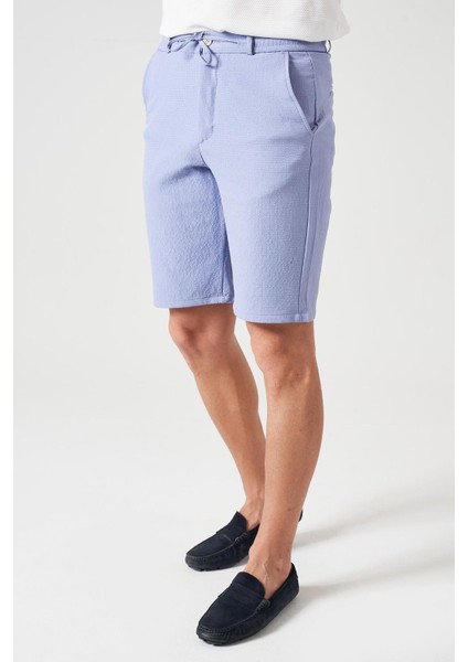 Erkek Indigo Beli Yarım Lastikli Gold Şort fırsatları