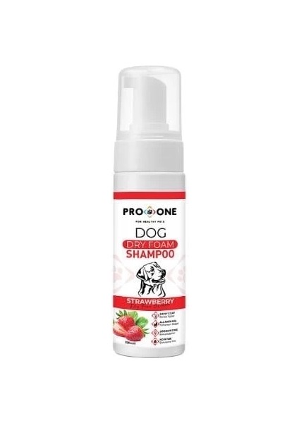 Pro One Çilek Aromalı Köpeklerler Için Kuru Köpük Şampuanı 200 ml