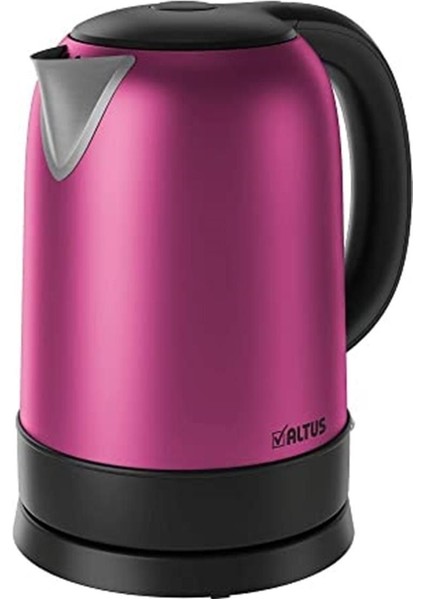 Al 728 I Su Isıtıcı Pembe Çelik Kettle Gizli