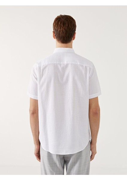 Lcwaıkıkı Classic Regular Fit Kısa Kollu Poplin Erkek Gömlek (S5)