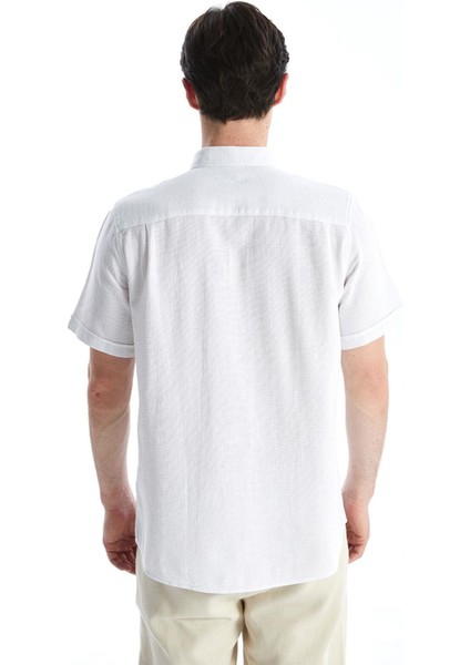 Lcwaıkıkı Classic Regular Fit Kısa Kollu Poplin Erkek Gömlek (S5)