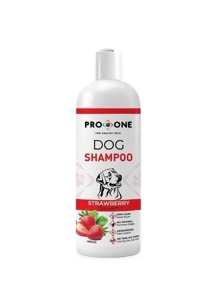 Pro One Çilek Aromalı Köpek Şampuanı 400 ml