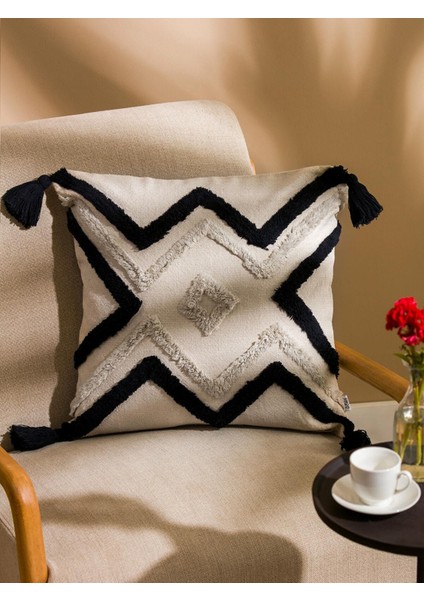 Lcw Home Nakışlı Püskül Detaylı Kırlent Kılıfı 45X45 cm (S5)