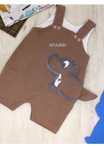 Dino Iki Parça Tulum Erkek Bebek Çocuk 0-3 Ay, 3-6 Ay, 6-9 Ay