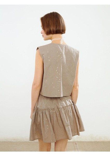 Xsıde V Yaka Nakışlı Kadın Klasik Yelek (S5) fırsatları