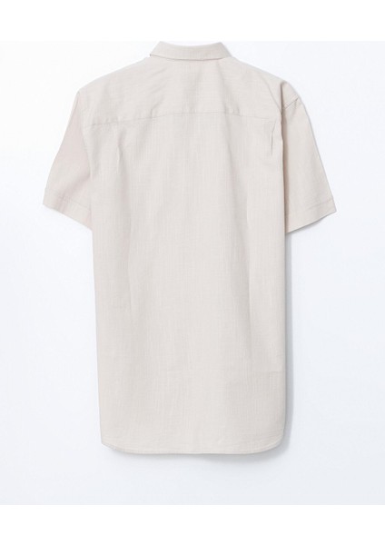 Lcwaıkıkı Classic Regular Fit Kısa Kollu Armürlü Erkek Gömlek (S5) indirimleri