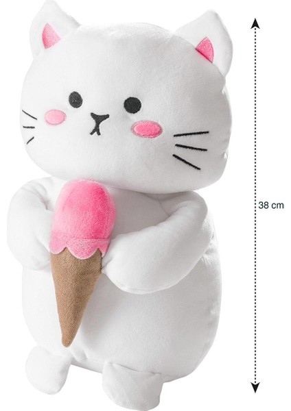 Lcw Home Kedi Figürlü Pelüş Bebek Kırlent 38 cm (S5)