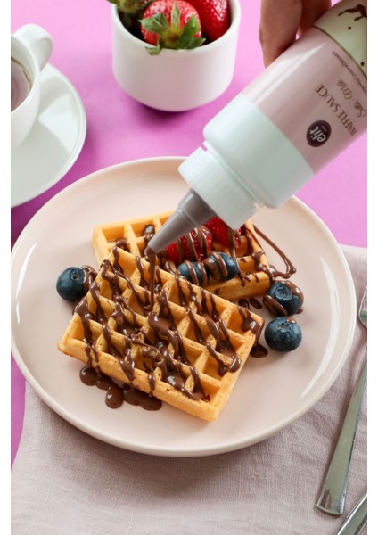 Sütlü Sos 330 Gr Glutensiz Waffle Krep Pankek Tatlı Dondurma Pasta Sosu fiyatları