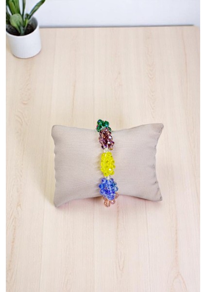 7 Renkli Doğal Taşlı Bileklik modelleri