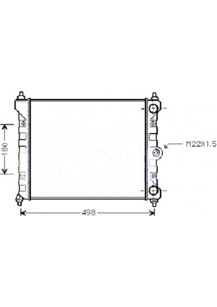 Radyatör Vw Polo Iii 1300 Cl/gt (Classic 816703) Gnzrz