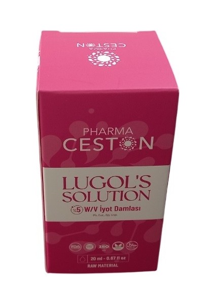 Lugol's Solution W/v Iyot Damla %5 20 ml