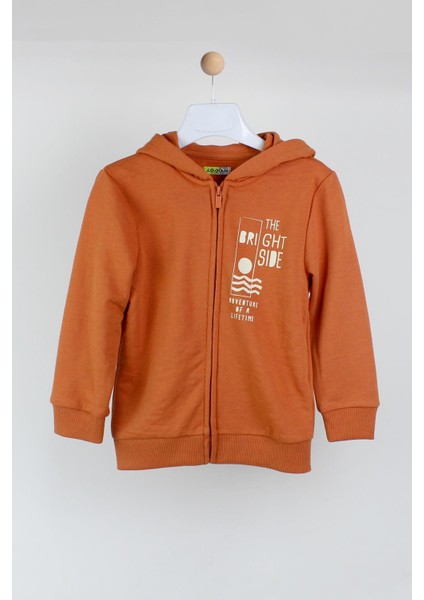 Erkek Çocuk Kapşonlu Penye Hırka