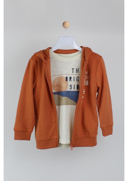 Erkek Çocuk Kapşonlu Penye Hırka modelleri