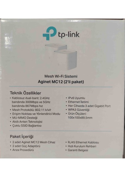 Agınet MC12 ( 2'li Paket)