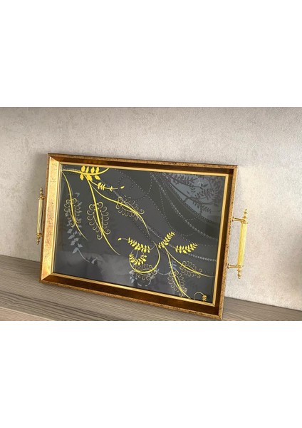 Desenli Çay Tepsisi ,lüx Çay Tepsisi,sunum Tepsisi fiyatları