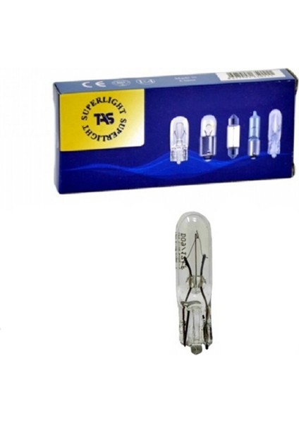 Park Ampulü Dipsiz Mini T5 12V 1,2W BEYAZ