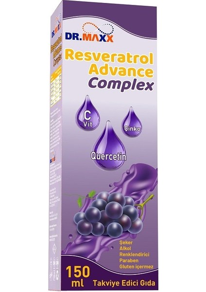 Resveratrol Advance Complex Şurup 150 ml