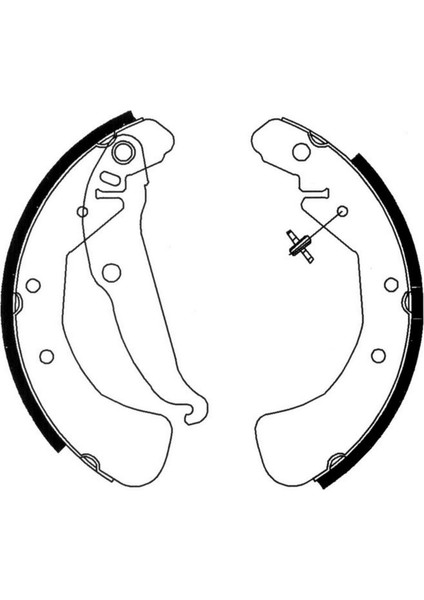 Fren Pabucu Arka Opel Astra G Combo C Meriva Vectra Zafira 01/94- Gnzrz