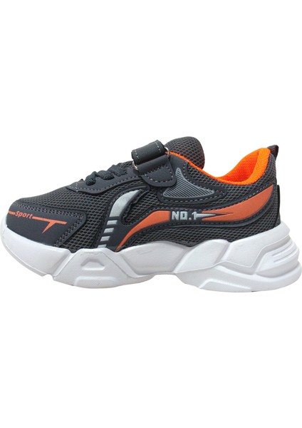 Hammır Cek Gri Turuncu Beyaz Cırtlı Sneakers Spor Ayakkabı modelleri