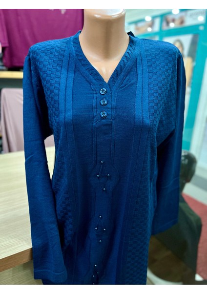 Kadın Triko Taş Detaylı Bluz Kazak fiyatları