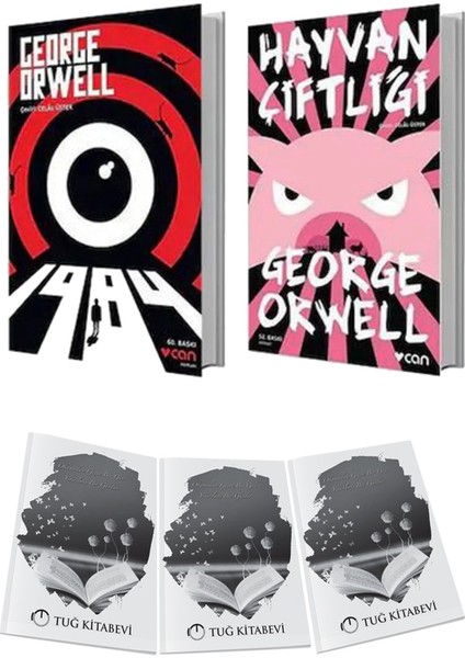 Hayvan Çiftliği - 1984 - George Orwell 2 Kitap Bir Arada + Hediyeli
