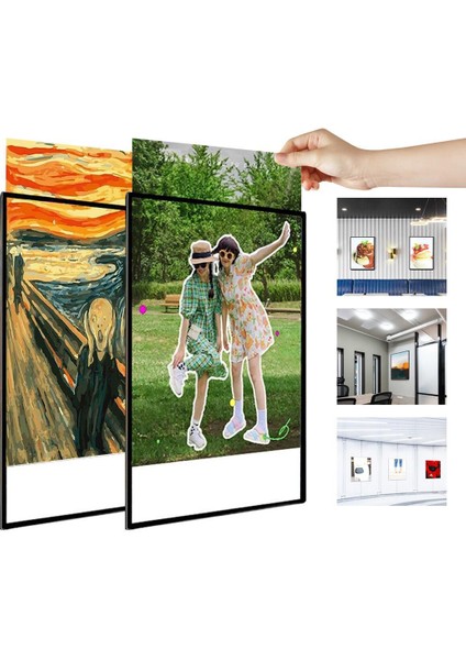 PM-21757 Ledli A1 Değiştirilebilir Reklam Poster Çerçevesi (Tabela)