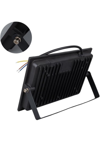 PM-22572 100 Watt - 220 Volt 6500K IP66 150* Işık Açısı Siyah Slim Kasa Beyaz LED Projektör