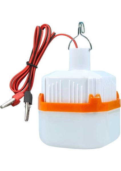 HT-B11 12 Volt Beyaz LED Lamba Krokodil Maşalı Uçlu 21 Smd Ledli