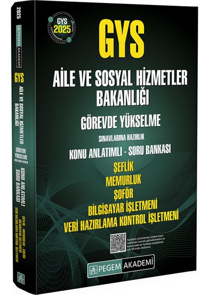 2025 Gys Aile ve Sosyal Hizmetler Bakanlığı Görevde Yükselme Sına