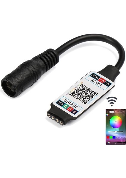 Dc 5 Volt - 24 Volt - 6 Amper Rgb LED Kontrol Cihazı