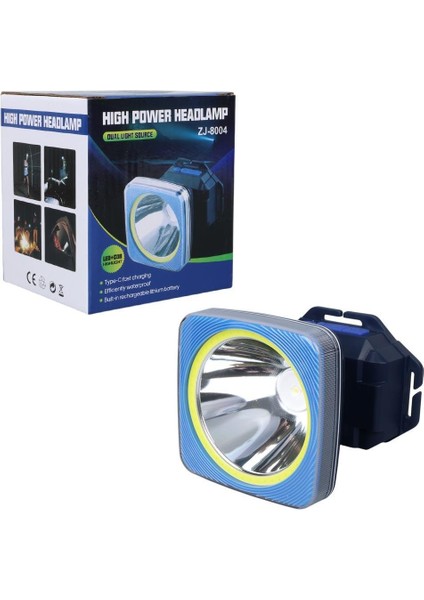ZJ-8004 Cob - Power LED Büyük Boy Kafa Lambası