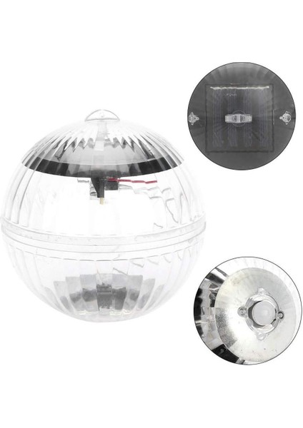 PM-25477 Solar Panelli Havuz Topu Rgb LED Ambiyans Aydınlatma Su Geçirmez