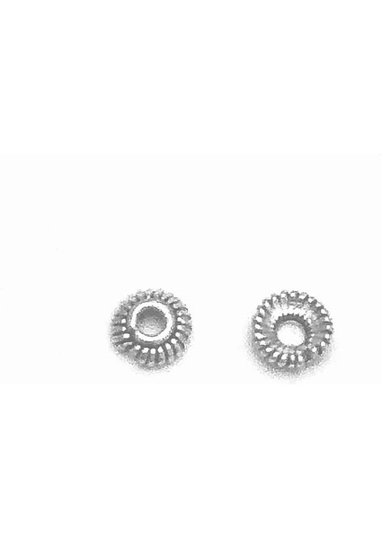 Takı Yapımı 14 Adet 925 Ayar Gümüş Kapak 5 mm 2.10 Gram No. 3102