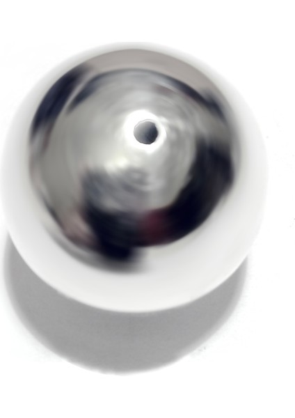 Takı Yapımı 925 Ayar Gümüş Top Boncuk 25 mm 9.7 Gram No. 6520