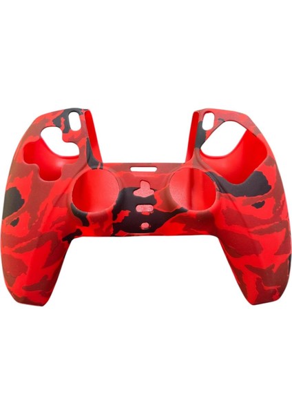 Ps5 Dualsense Kamuflaj Desenli Koruyucu Silikon Kılıf Gamepad
