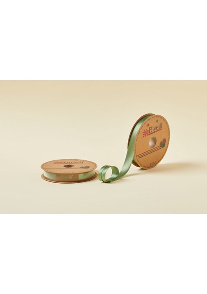 Saten Katlı 027 Koyu Ceviz Yeşili 2 cm 25 Metre %100 Polyester