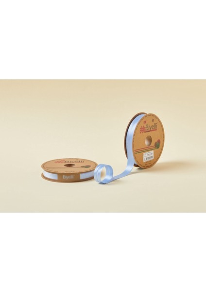 Saten Katlı 052 Koyu Mavi 2 cm 25 Metre %100 Polyester