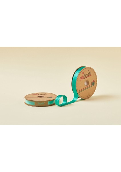 Saten Katlı 085 Koyu Yeşili 2 cm 25 Metre %100 Polyester