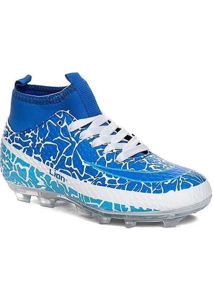 Yusufshoes Lion Boğazlı Çocuk Yetişkin Çoraplı Halı Saha Futbol Ayakkabısı