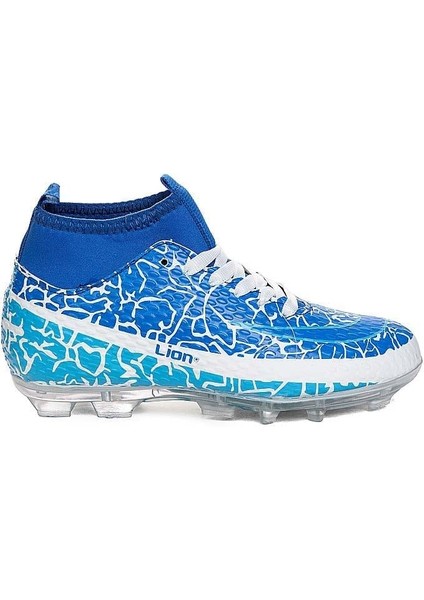 Yusufshoes Lion Boğazlı Çocuk Yetişkin Çoraplı Halı Saha Futbol Ayakkabısı