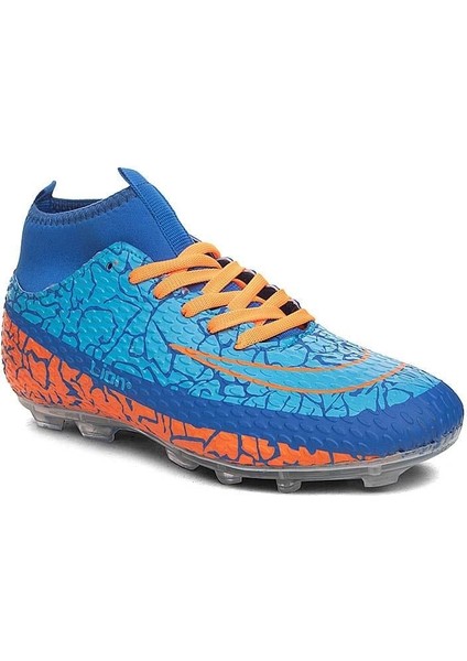 Yusufshoes Lion Boğazlı Çocuk Yetişkin Çoraplı Halı Saha Futbol Ayakkabısı