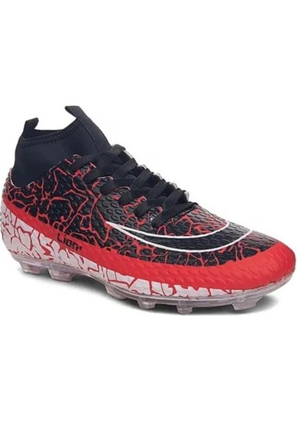 Yusufshoes Lion Boğazlı Çocuk Yetişkin Çoraplı Halı Saha Futbol Ayakkabısı