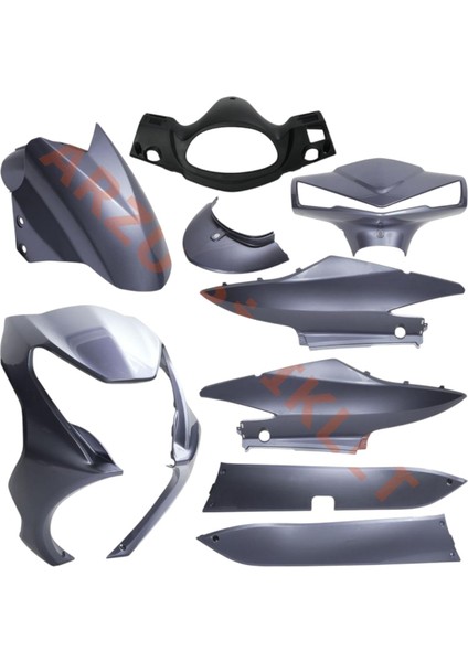 Kuba Space Pro Kaporta Seti (Gri) (Boyalı Aksam) (Kuba Space Max Uyumlu)