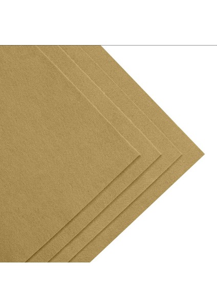 Toptanhobi.com Sütlü Kahve Kalın Keçe 50*50 cm 5 Adet