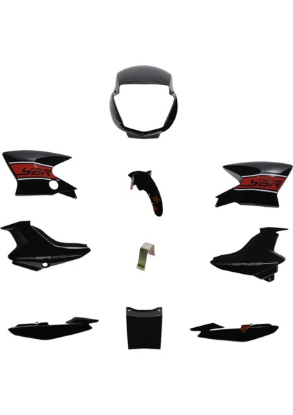 Yamaha Ybr-K Kaporta Seti (Siyah)