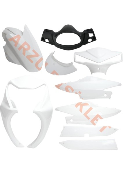 Kuba Space Pro Kaporta Seti (Beyaz) (Boyalı Aksam) (Kuba Space Max Uyumlu)